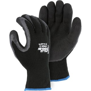 3396BK Majestic® Polar Penguin® Winter Lined Terry Glove with Foam Latex Palm Coating